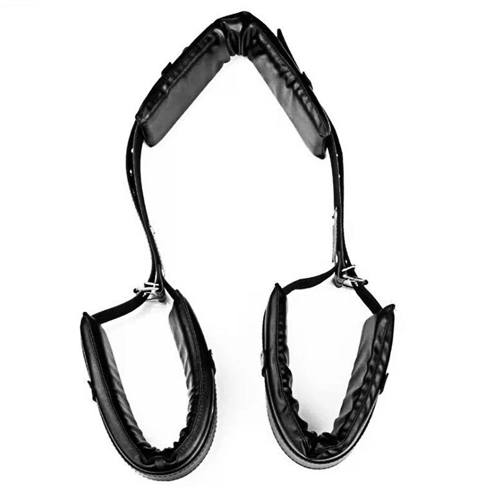 BDSM Neck to Wrist Restraints Bondage Set Adjustable Bondage Set Bed SM Games Play Sex Toys for Women Couples ﻿Adult Goods 18+