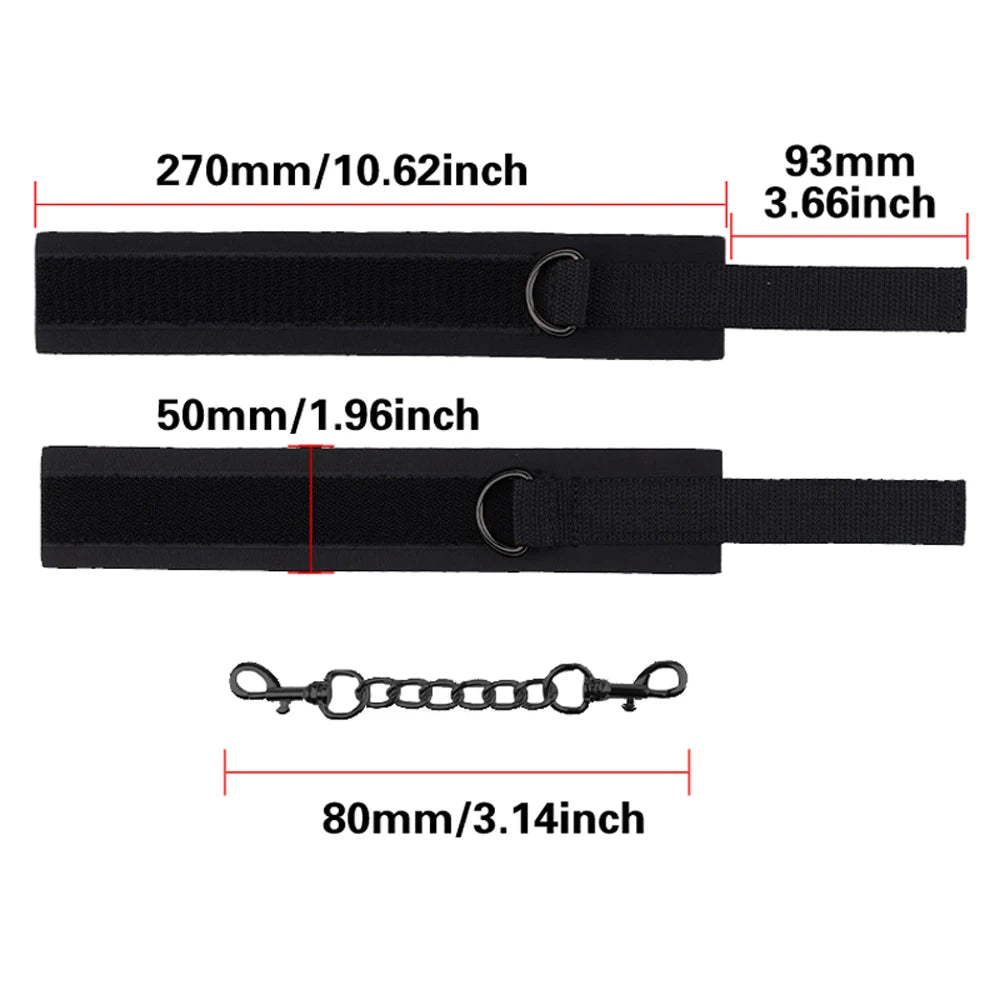Simple Bondage Handcuff BDSM Removable Multiple Play Accessories Adult Pleasure Sexual Wellness Men And Women Adult Sex Toys