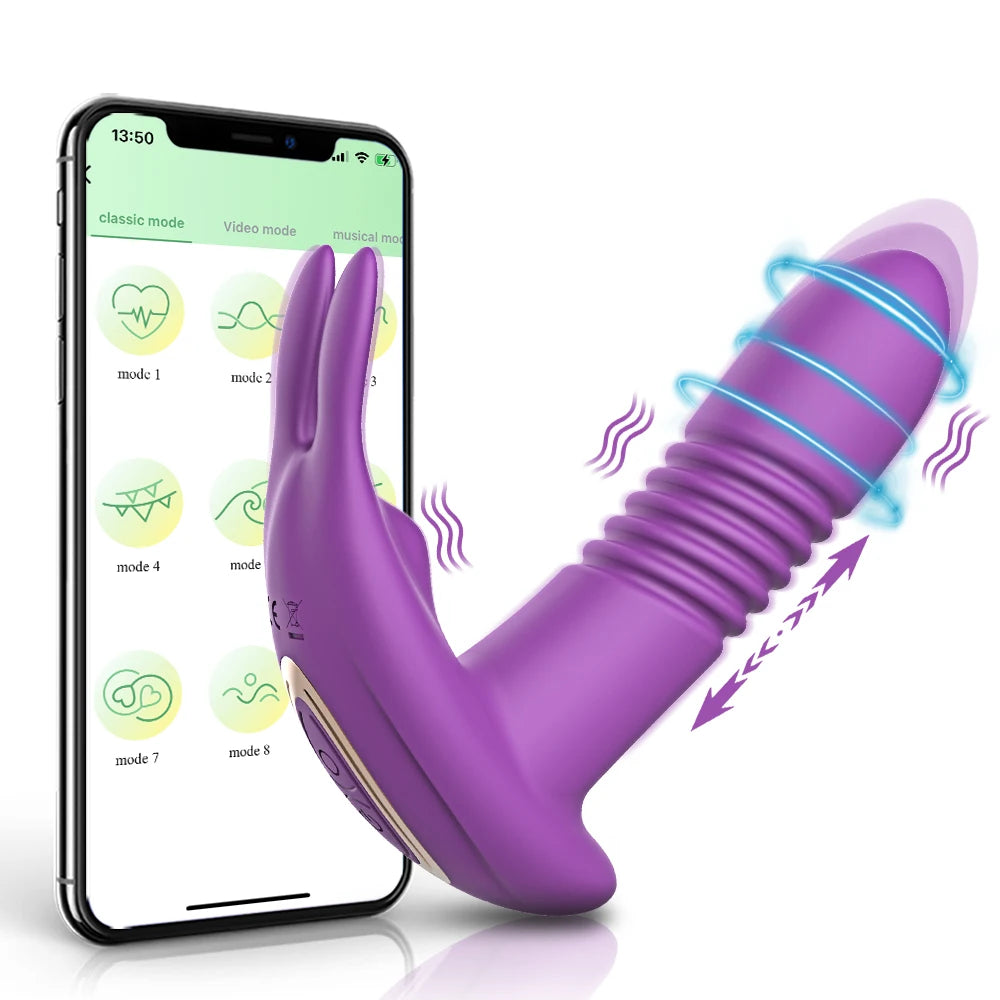 Wearable Dildo Sex Toys Vibrador Remote Control APP Panty Vibrator for Women Masturbator Vagina Massager Couples Adult Sex Toy