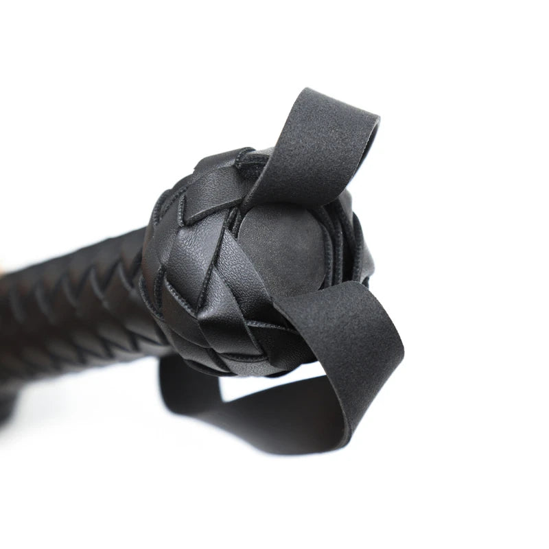PU Leather Flogger Frisky Imprint Spanking Paddle Beat Submissive Sex Play Horse Crop Training Whip For Equestrian Riding Bat