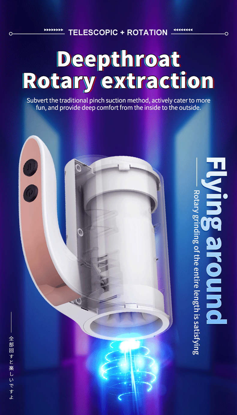 Automatic Telescopic Rotating Sex Toy for Male Masturbator Cup Vibrator Suction Blowjob Machine Masturbate Toys Adult Supplies