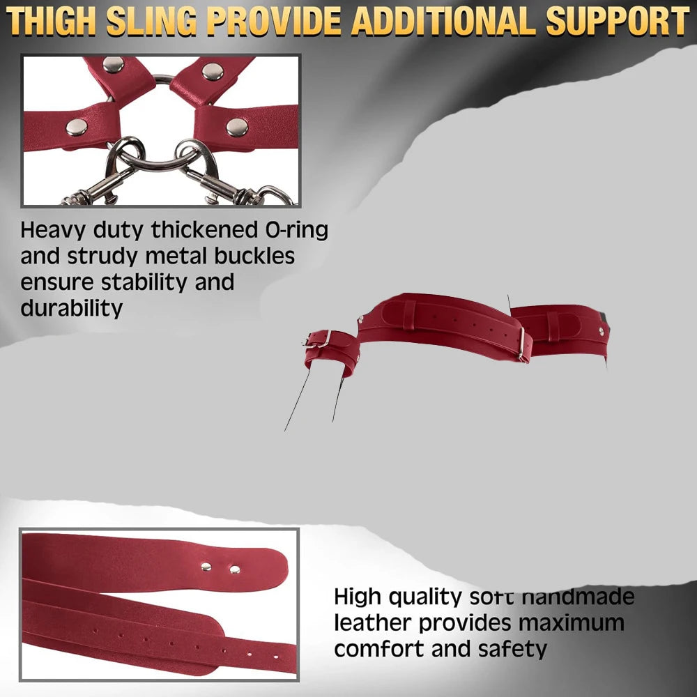 BDSM Body Restraint Neck Collar Handcuffs Bra Lift Up Leg Cuffs Sex Toy Set SM Slave Porn Games Erotic Bondage Gear Sex Product