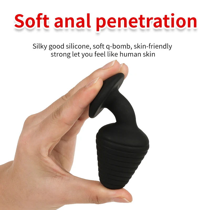 Anal Beads Sex Toys for Women Anal Sex Toy Gay Anus Dilator Men Prostate Massager Smooth Silicone Butt Plug for Couples Sex Shop