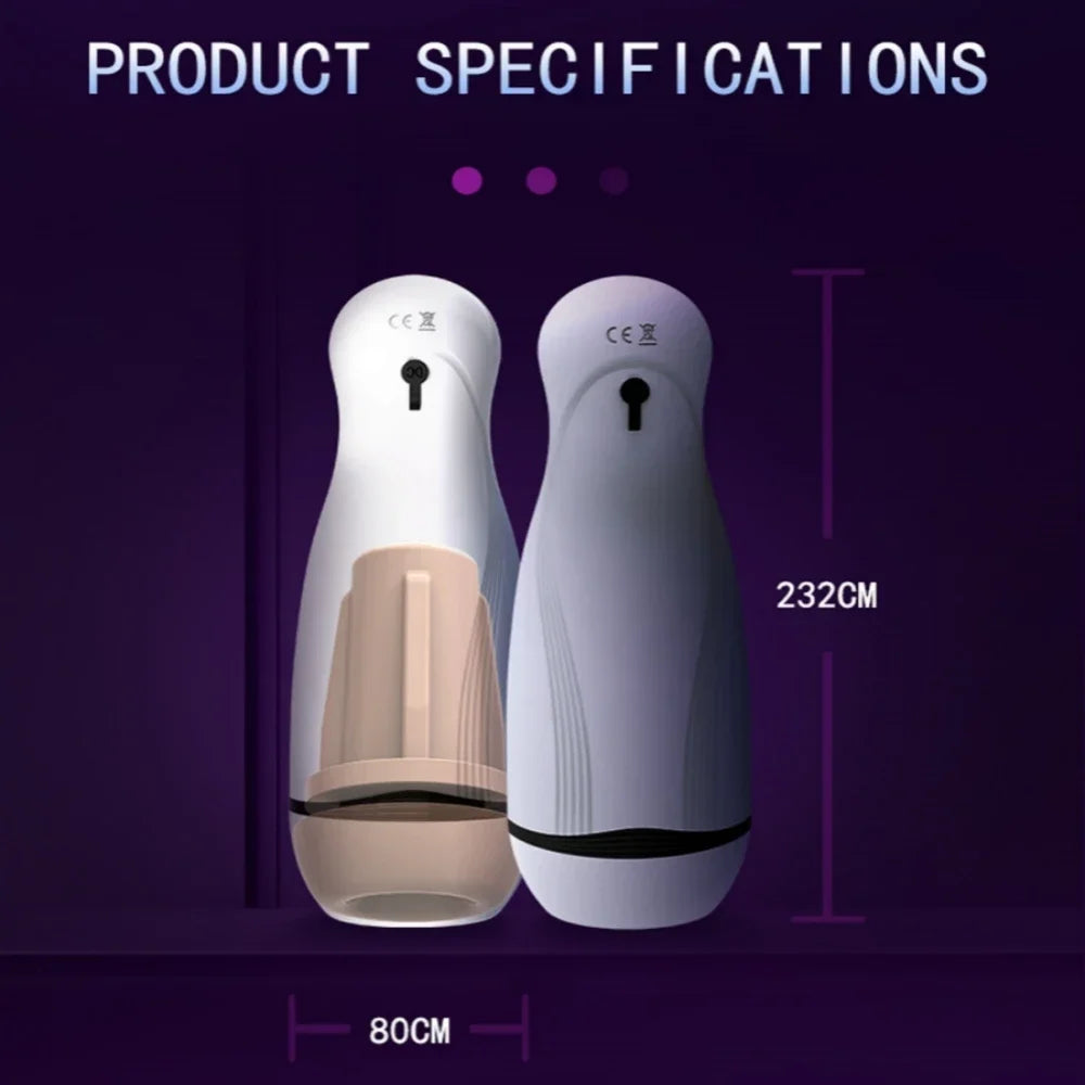 Sex Machine Artificial Vagina Automatic Male Masturbator Cup Scrotum Stimulator Delay Endurance Adult Sex Toys for Men