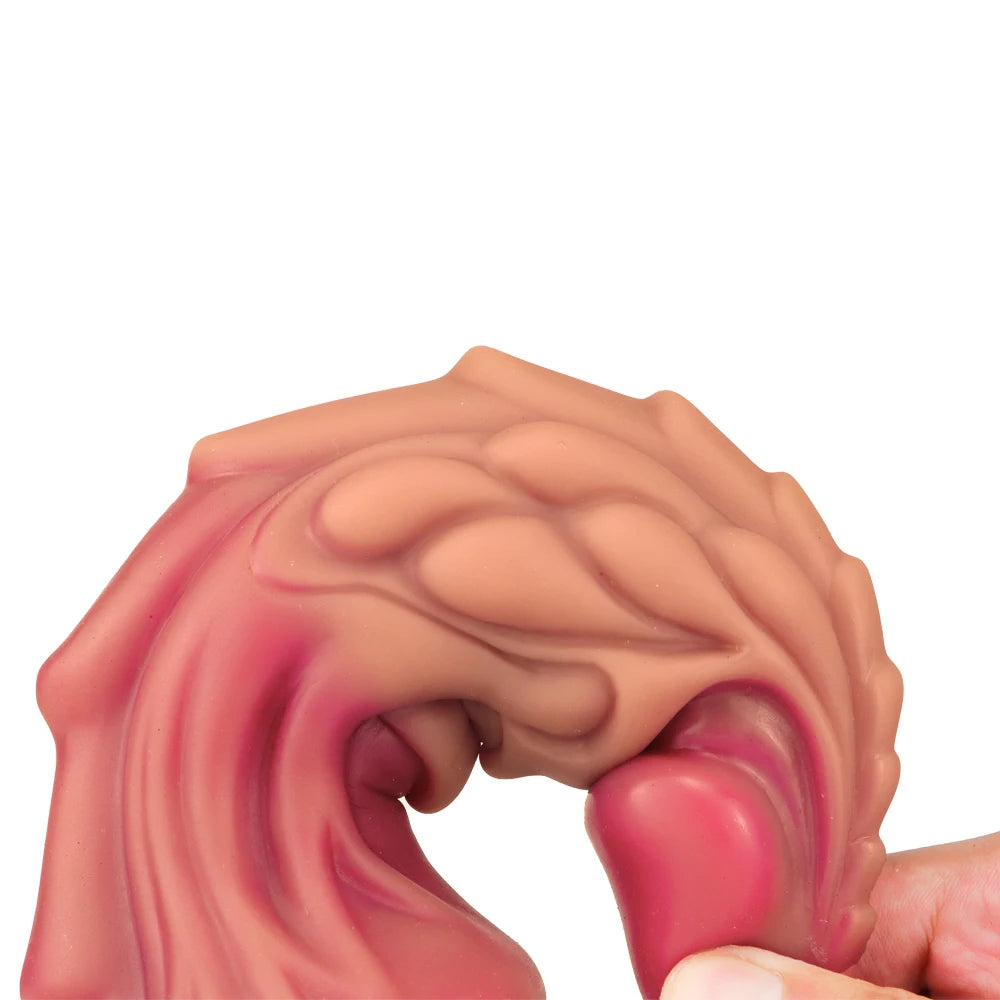 Colourful Glowing Dildo Sex Toys for Women Men Luminous Anal Plug Dick Penis Huge Dragon Monster Soft Big Butt Plug Adult Toy