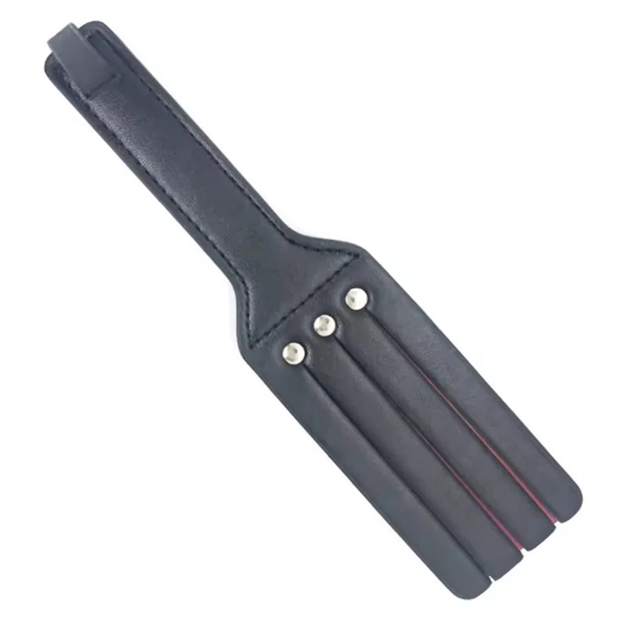 SM Leather Spank Fetish Bondage Sex Whip Flogger Sex Harness Restraint Spanked BDSM Clapper Erotic Bondage Gear For Women