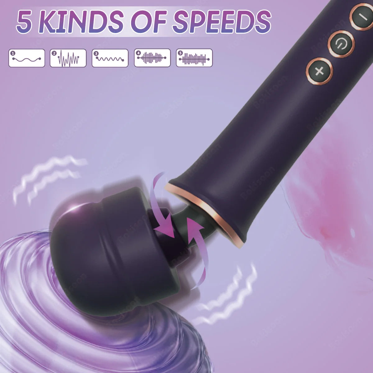 Personal Massager 10 Speed Powerful Big Vibrator Handheld Cordless Magic Wand Vibrator Clitoris Vibrators Sext Toy for Women