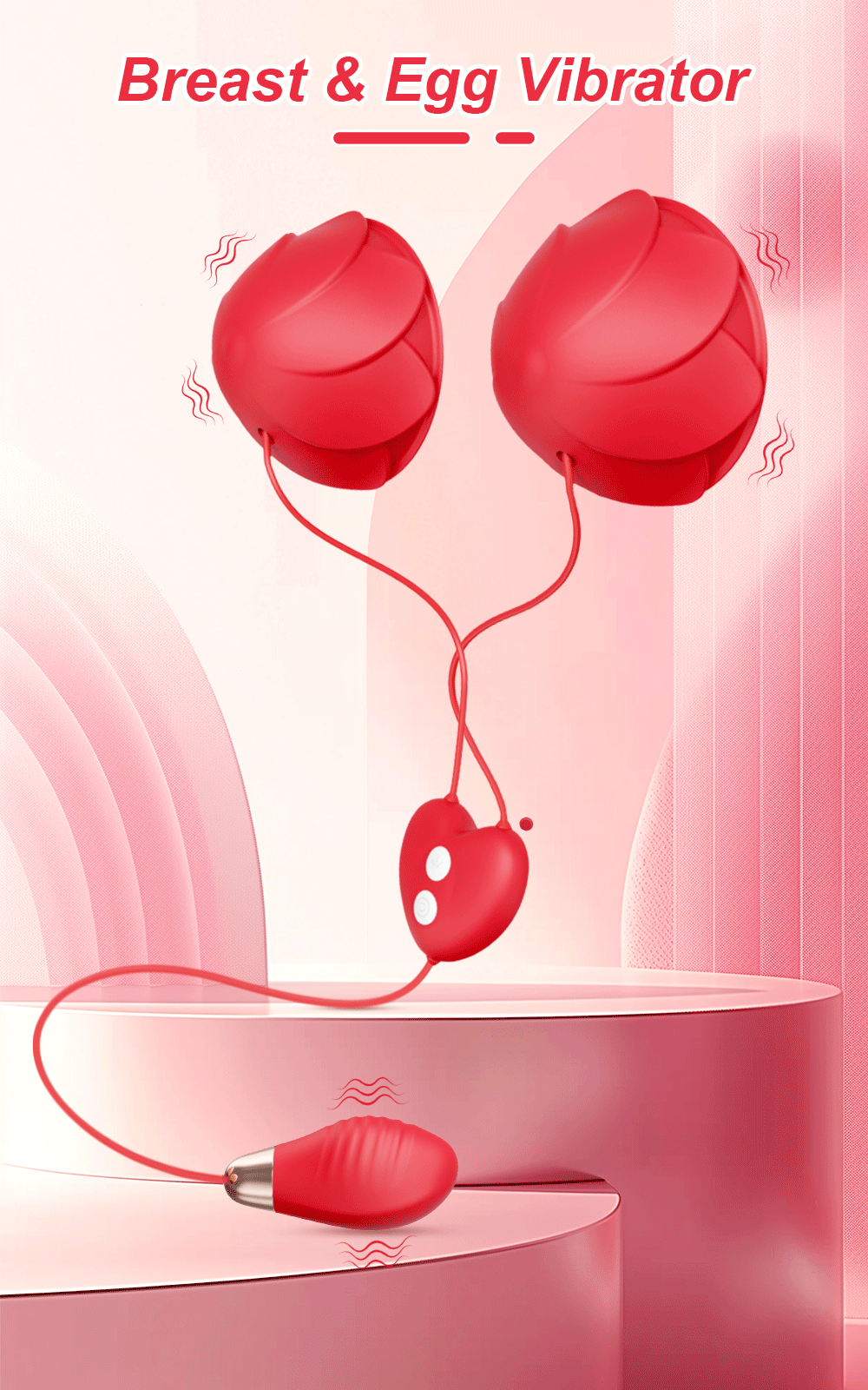 Remote Control Nipple Toys Vibrator Adult Sex Toys for Women Female Wearable Adjustable Nipple Massage Sex Toys Adult Products