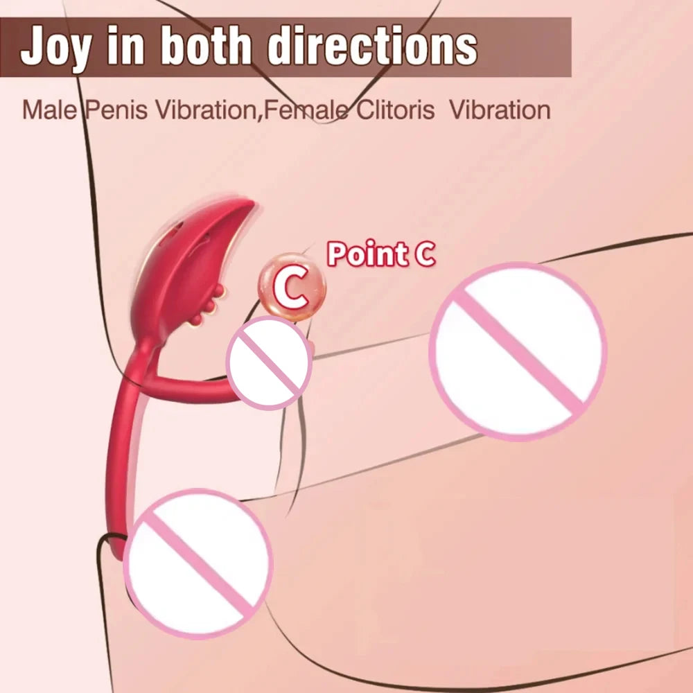 Wearable Panty Vibrator Vibrating Penis Cock Ring APP Remote Control Vibrators Clitoral Stimulator Adult Sex Toys for Women Men