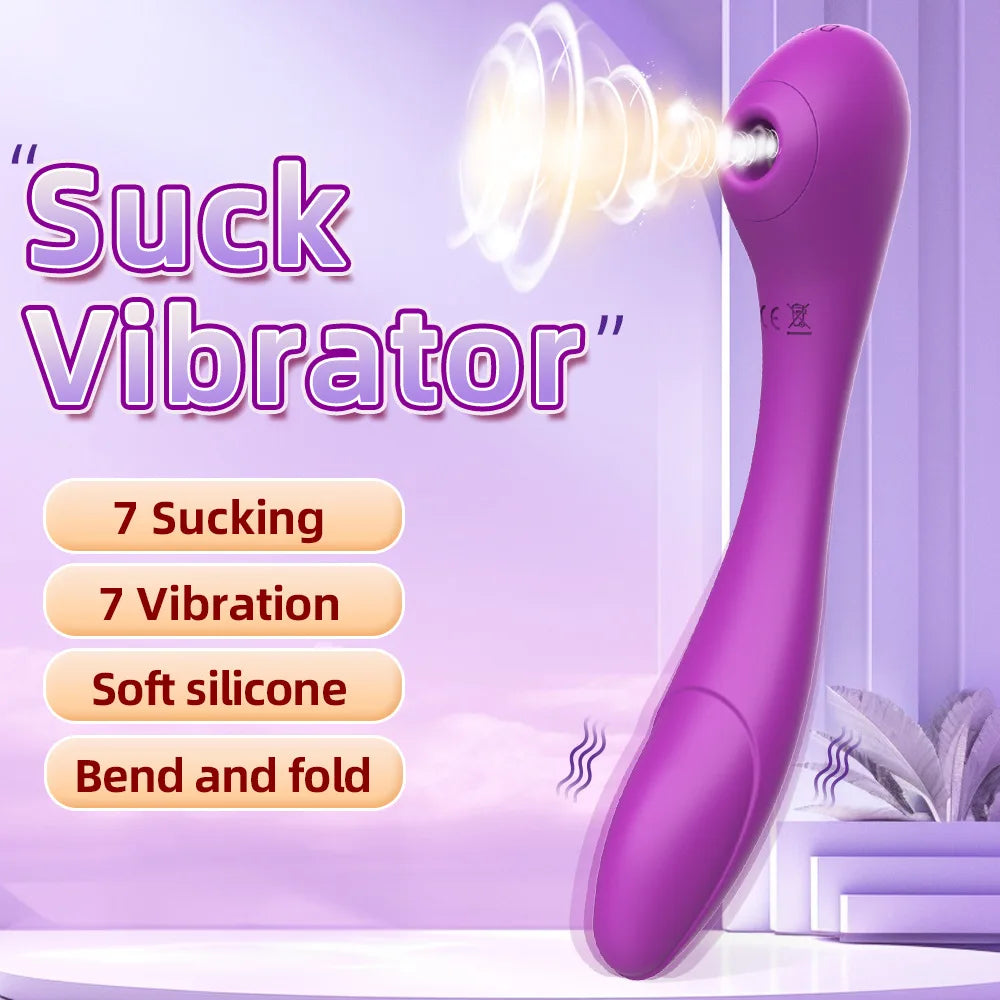 Sucker Clitoris Powerful Sucking Vibrator Female Clit Nipple Oral Vacuum Stimulator Massager Sex Toys Adults Goods for Women