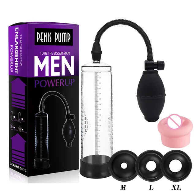 Penis Extender Pump Cock Enlargement Dick Trainer Male Masturbator Vacuum Pump Sex Toys for Men Adult Couples Sexy Products