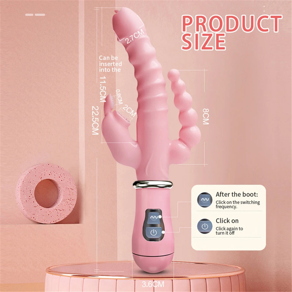 Erotii Rabbit Dildo Vibrator