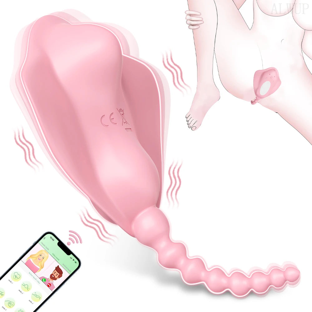 APP Control Wearable Sex Toys with Panty Vibrator Female Vibrating Penis Ring Clitoral Stimulator Adult Sex Toys for Couple