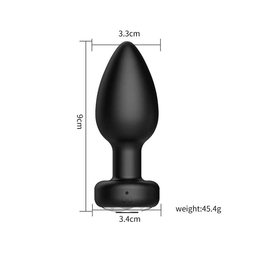 360° Rotation Wireless Control Anal Vibrator APP Bluetooth Butt Plug Men Prostate Massager Male Ass Anal Adult Sex Toys Couples