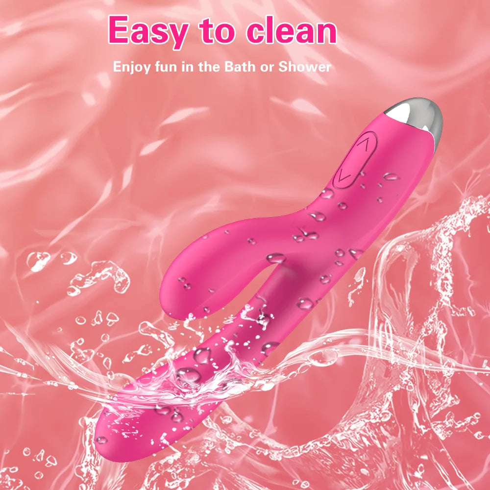 Rabbit Vibrator Realistic Dildo Sex Toys for Women 10 Vibration G Spot Clitoral Vibrators Stimulator Sextoy for Adults Goods 18+