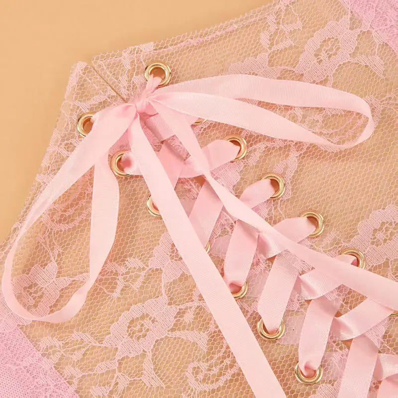 Fashionable Waistband Women's Lace-up Corset Belt, Retro Style For Ladies Suitable For Casual Wear And Special Occasions