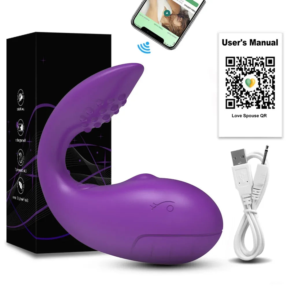 APP Controlled Vaginal Vibrators G Spot Anal Vibrating Egg Massager Wearable Stimulator Adult Sex Toys for Women Couples