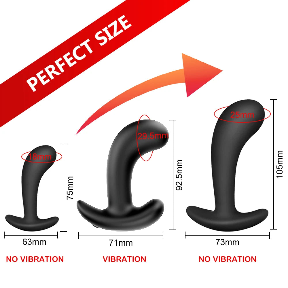 Prostate Massage Penis Fake Insert G Spot Unisex Toy for Man Women Silicone Anal Butt Plug Wearable Stimulation Ball Dildo 18+