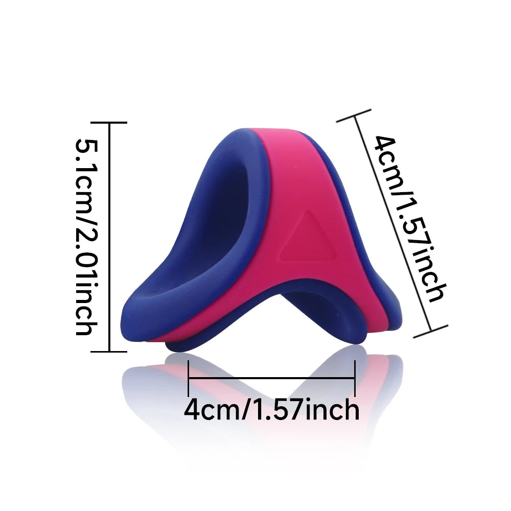 Men's Silicone Penis Ring Locking Cum Ring, Delayed Ejaculation, Men's Couples Sex Toys, Adult Sexy Toys, Sex Toys