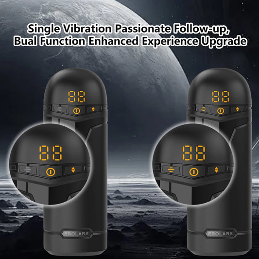 Male Masturbator Penis Pump Sex Toy for Men 9 Sucking & 9 Thrusting & 9 Vibrating APP Controlled Adult Toys Pocket Pussy 18+