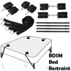 BDSM Bed Bondage Hand Restraint Handcuff Leg Split Cuffs SM Slave Strap System Adjustable Bondage Gear Couple Sex Games Toys Set