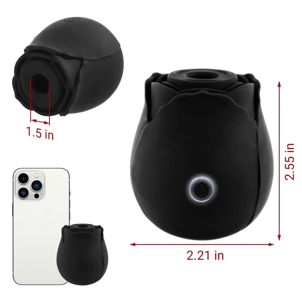 Clit Sucker Vibrator for Women Vagina G-Spot Vibrator Female Masturbator Clitoris Stimulator Adult Goods Rose Sex Toy for Women