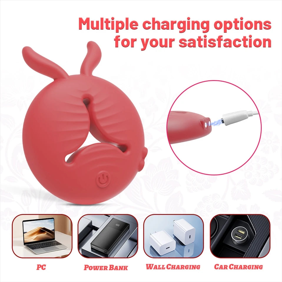 Sex Nipple Clamps APP Control Vibrator Teppellclamps Waterproof Magnetic Rechargeable Erotic Gadgets Accessories Women Sexy Tоy