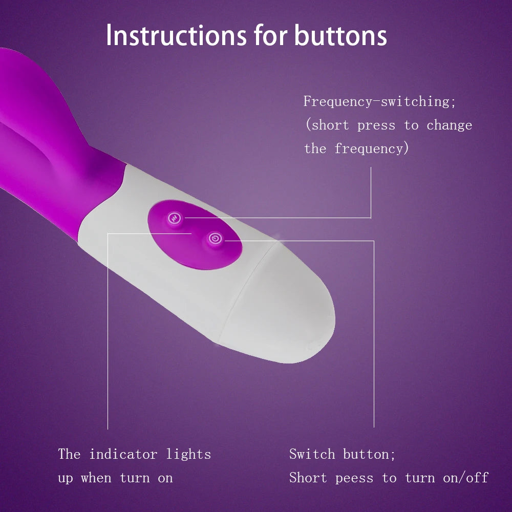 Realistic Dildo Rabbit Vibrator for Women G Spot Clitoral Stimulator  10 Mode Female Masturbator Adult Sex Toys Sexual Wellness