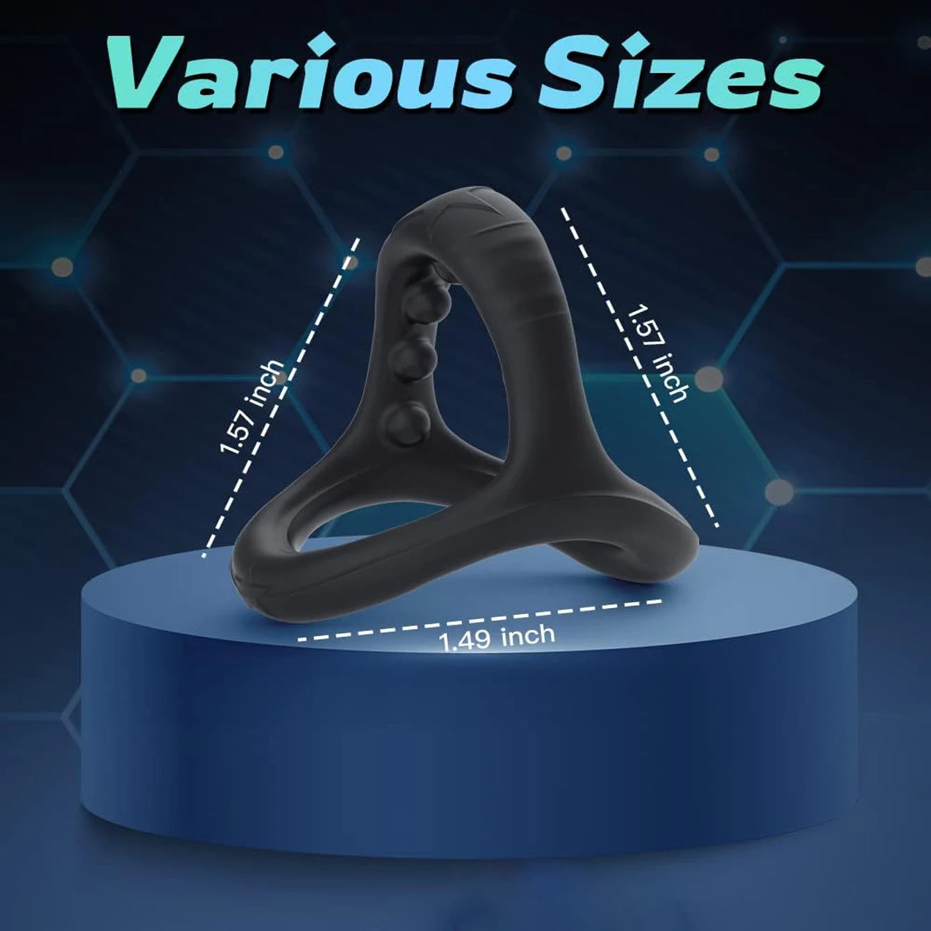 Cockring Penis Cock Ring on for Man Delay Ejaculation Sex Toys for Men Couple Expandable Dick Genital Rings Penisring Adults