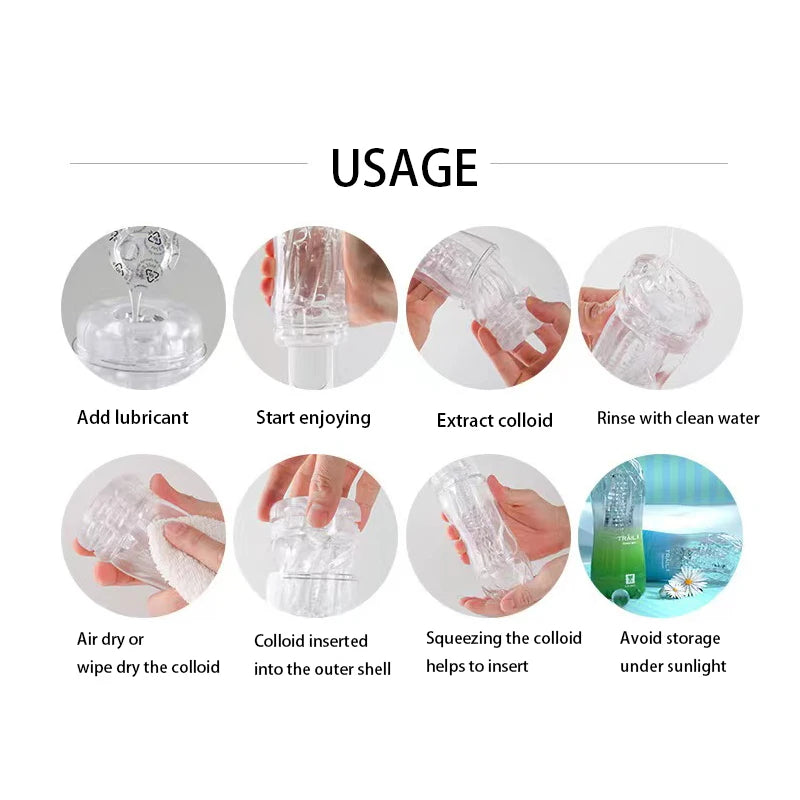 Massage Gun Male Masturbator Cup Sex Toys Vagina Adult Endurance Exercise Electric Telescopic vibration Mastubators Cup for Men