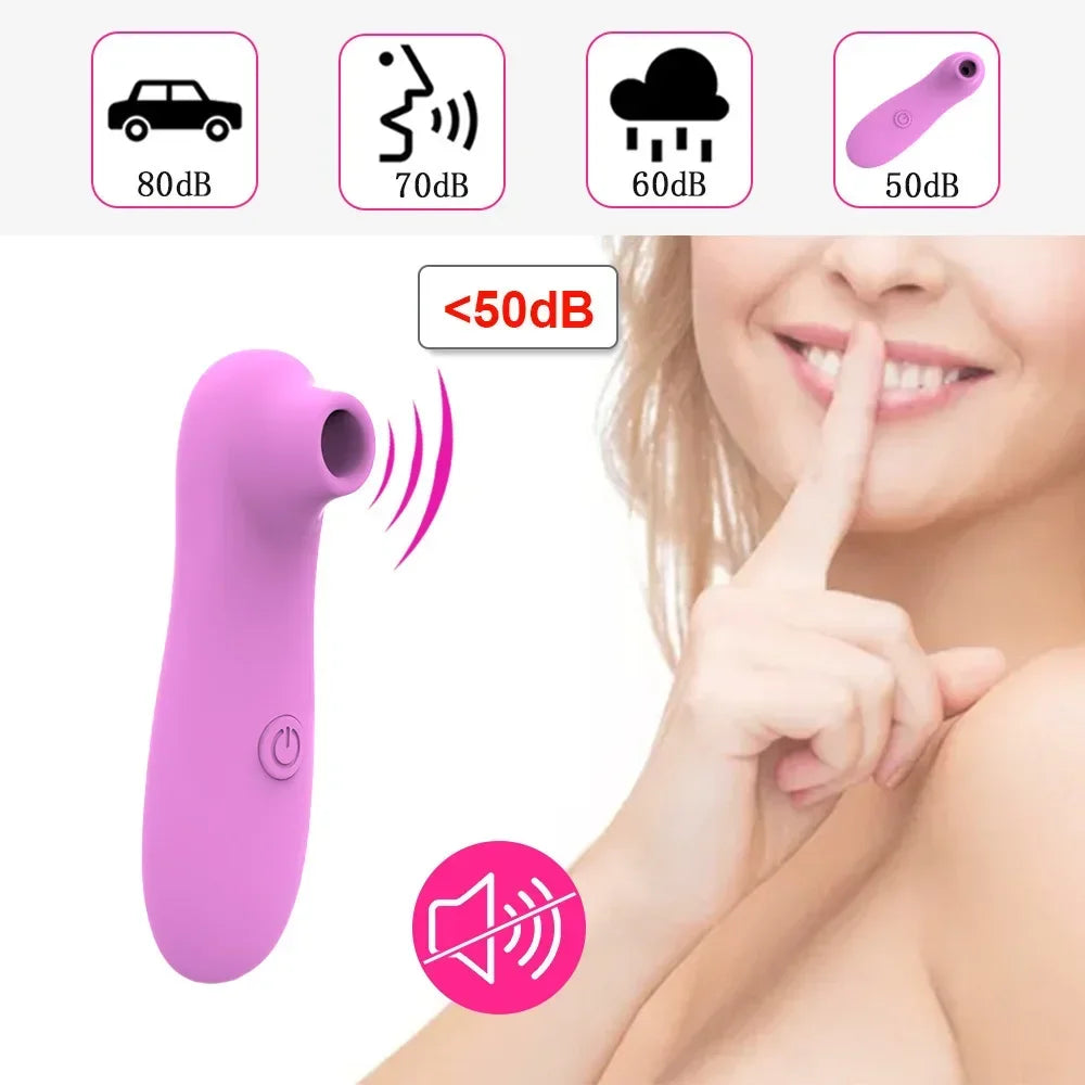 Clitoris Sucker Stimulator for Women Nipple Vibrator Clitorial Dildo Vaginal Suck Panties Massager to Satisfy Sex Toys for Adult