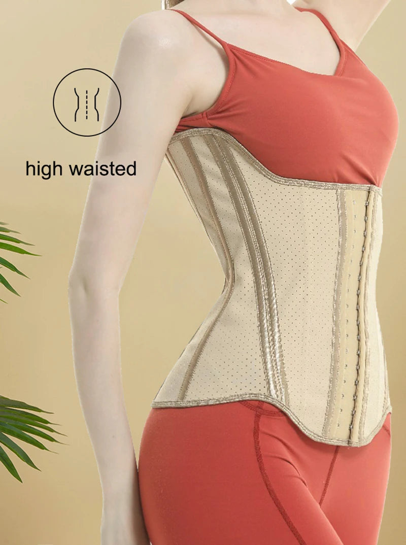 Slimming Sheath Latex Rubber Waist Trainer Cincher Corset Shapewear Belly Body Shaper Modeling Strap Fajas Colombian Girdle Belt