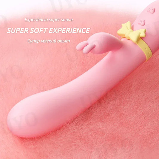 Rechargeable Waterproof Silicone Rabbit Vibrator