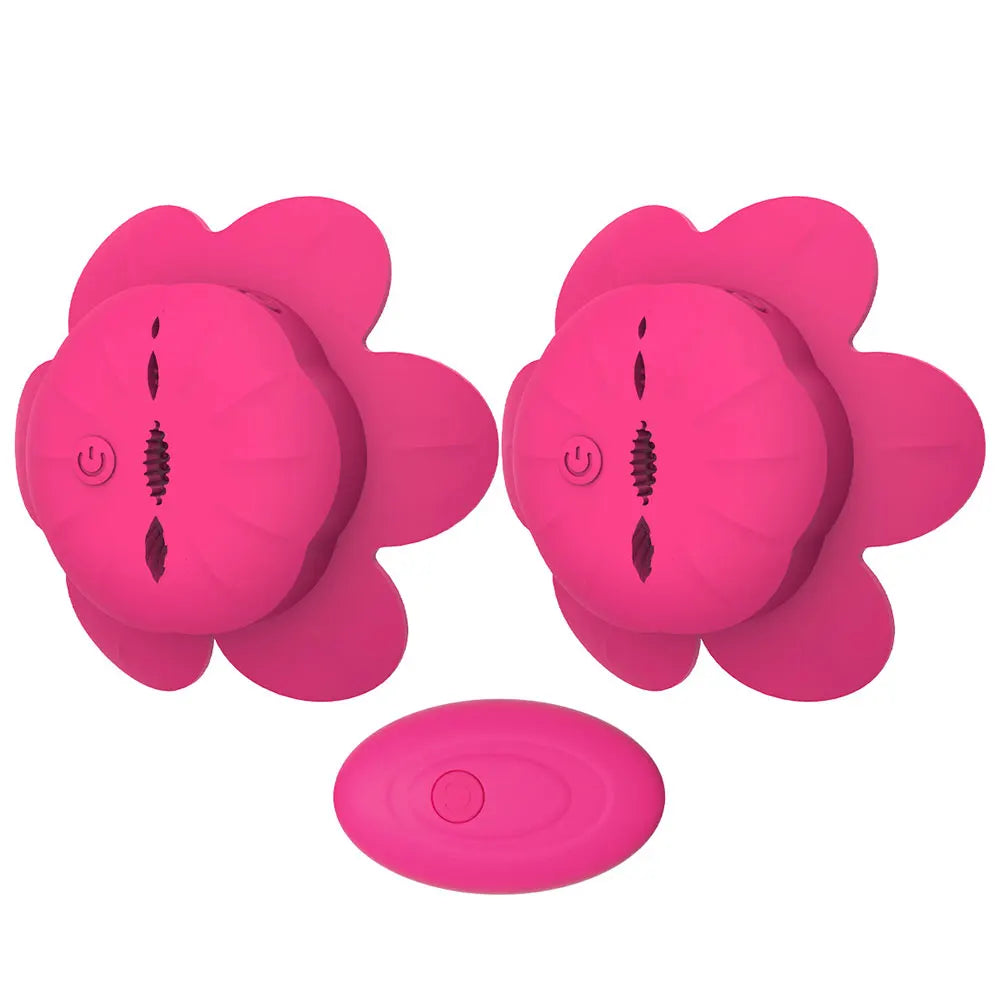 Nipple Toys Sex Vibrator Silicone Lightweight Invisible Nipple Toy Vibrating Nipple Clamps Adult Sex Toy for Women Couples