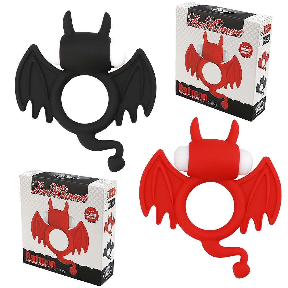 Dual Vibrating Cock Ring Dick Penis Ring Cockring Soft Silicone Adult Sex Toys for Men for Couples Enhancing Harder Erection