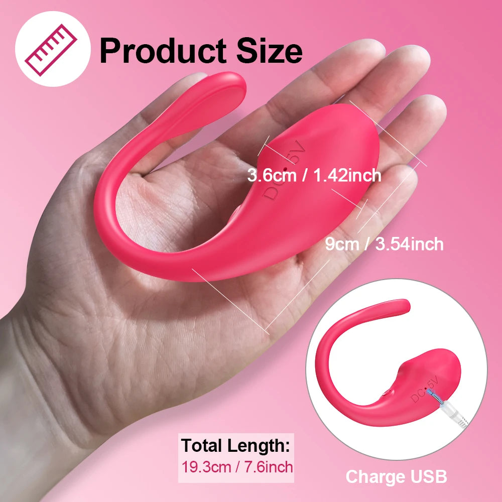 APP Controlled Vaginal Vibrators G Spot Anal Vibrating Egg Massager Wearable Stimulator Adult Sex Toys for Women Couples