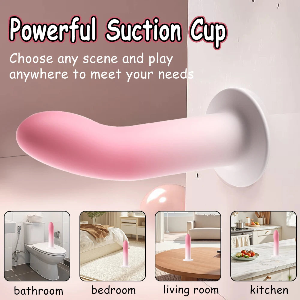 Big Dildo Vagina Clit G-Spot Massager For Lesbian Soft Silicone Anal Plug Dilatancy Erotic Toys Sex Toy for Women Men Couples