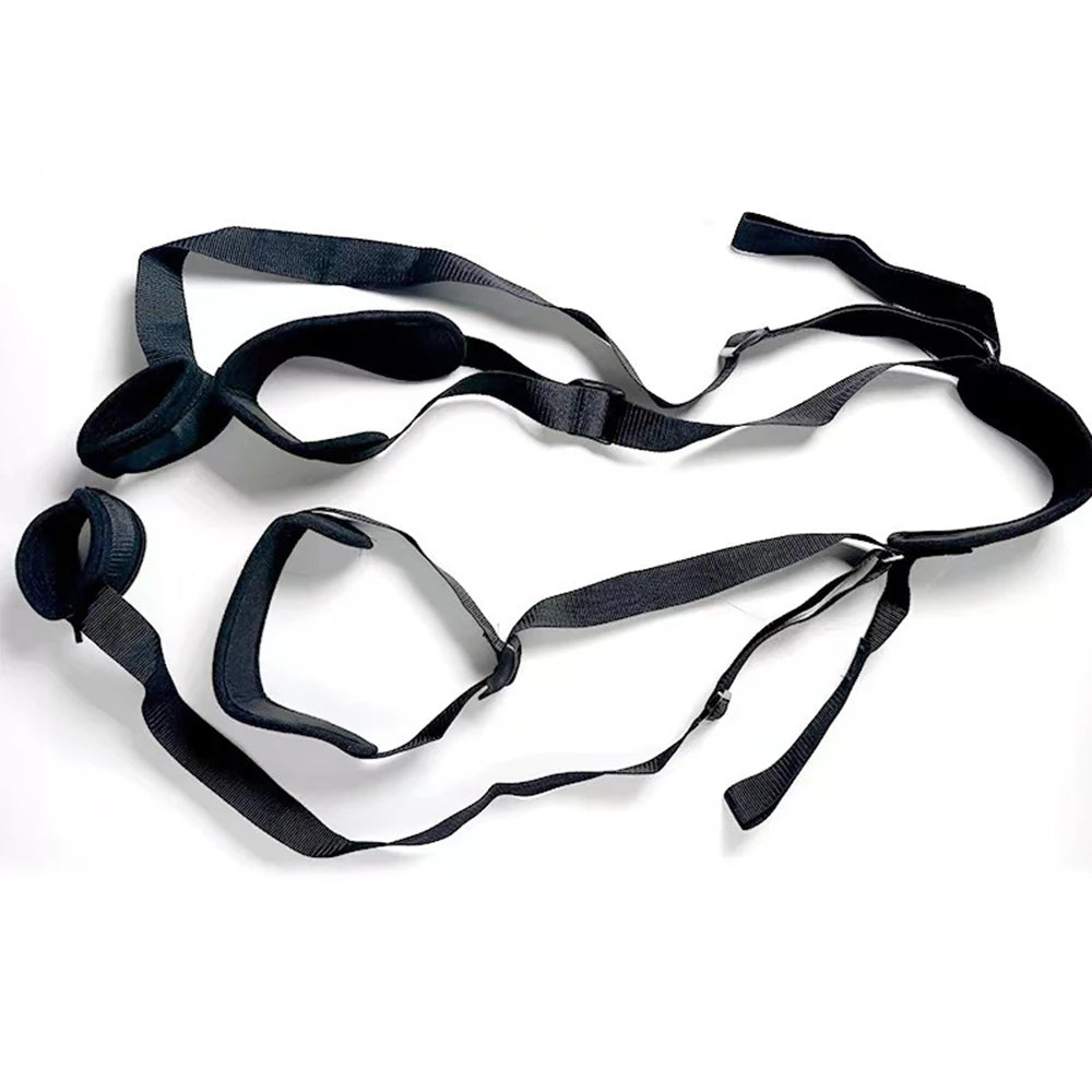 Bdsm Bondage Set Restraint Erotica Binding Sex Forced Split Leg Straps Neck Wrist SM Sex Toys for Woman Couples Product