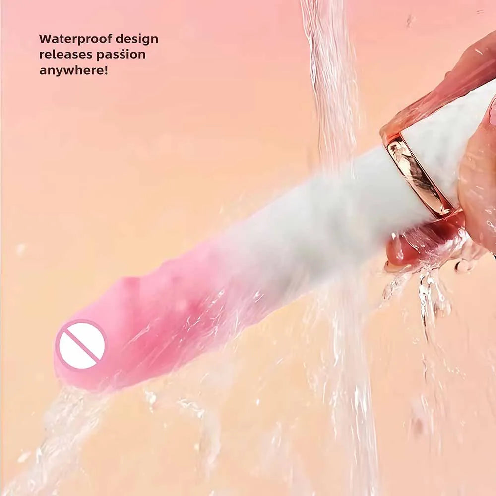 Automatic Telescopic Thrusting Realistic Dildo Vibrator for Women Sex Machine G Spot Clitoral Anal Stimulation Sex Toys Adult 18