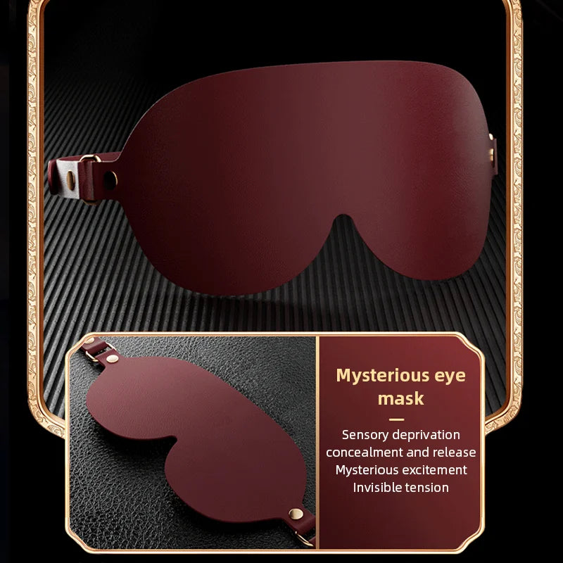 Premium BDSM Bondage Kit for Couples Bed Restraints Women's Bandage Slave Collars Obedience Adult Erotic Accessories