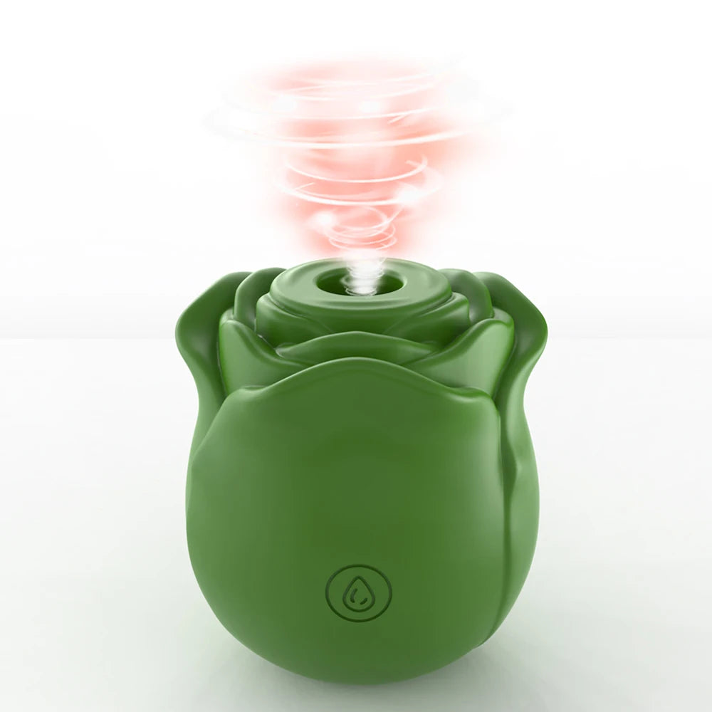 Rose Shape Vagina Sucking Vibrator Nipple Massager Clitoral Vacuum Stimulator Vibrating Female Masturbator Sex Toys for Adults