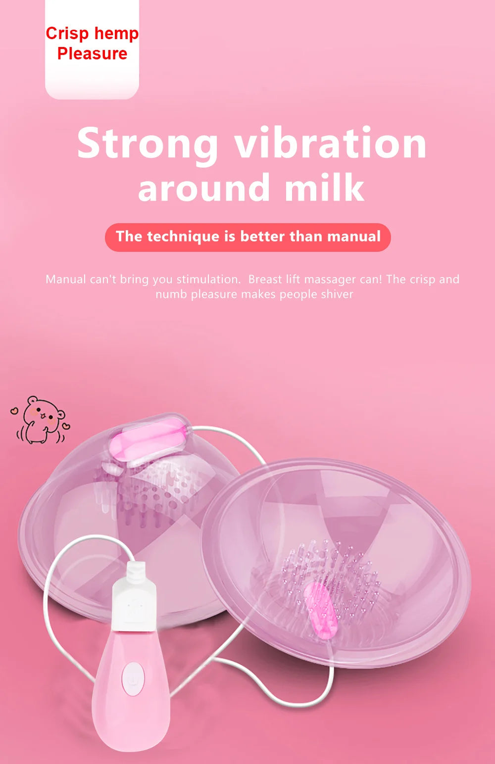 Nipple Licking Vibrator Sex Toys for Women Nipple Stimulation Licking Vagina Vacuum Pump Clitoris Breast Massage Vibrator