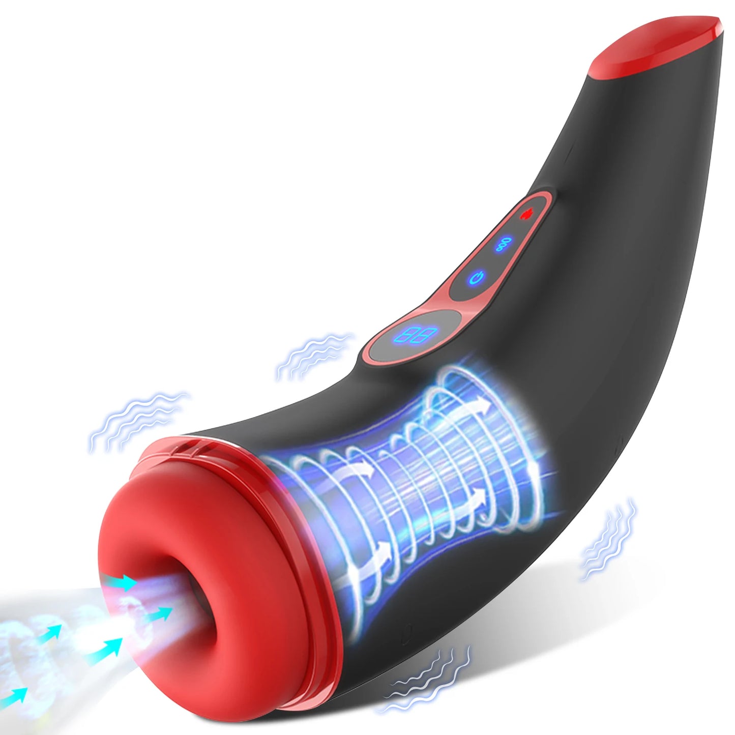 Powerful Male Masturbator Sex Toys for Men Sucking Heating Vibrating LCD Display Penis Pump Male Masturbators Adult Toys MAN 18+