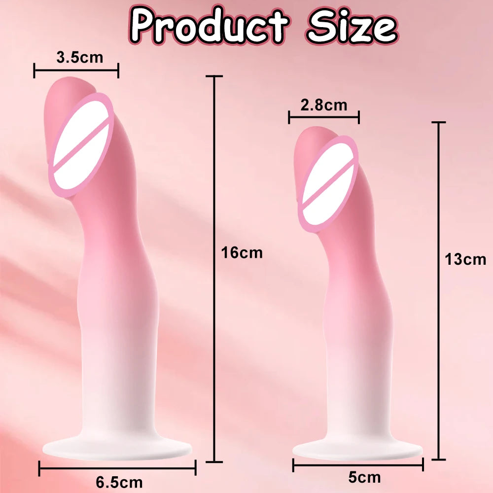Big Dildo Vagina Clit G-Spot Massager For Lesbian Soft Silicone Anal Plug Dilatancy Erotic Toys Sex Toy for Women Men Couples