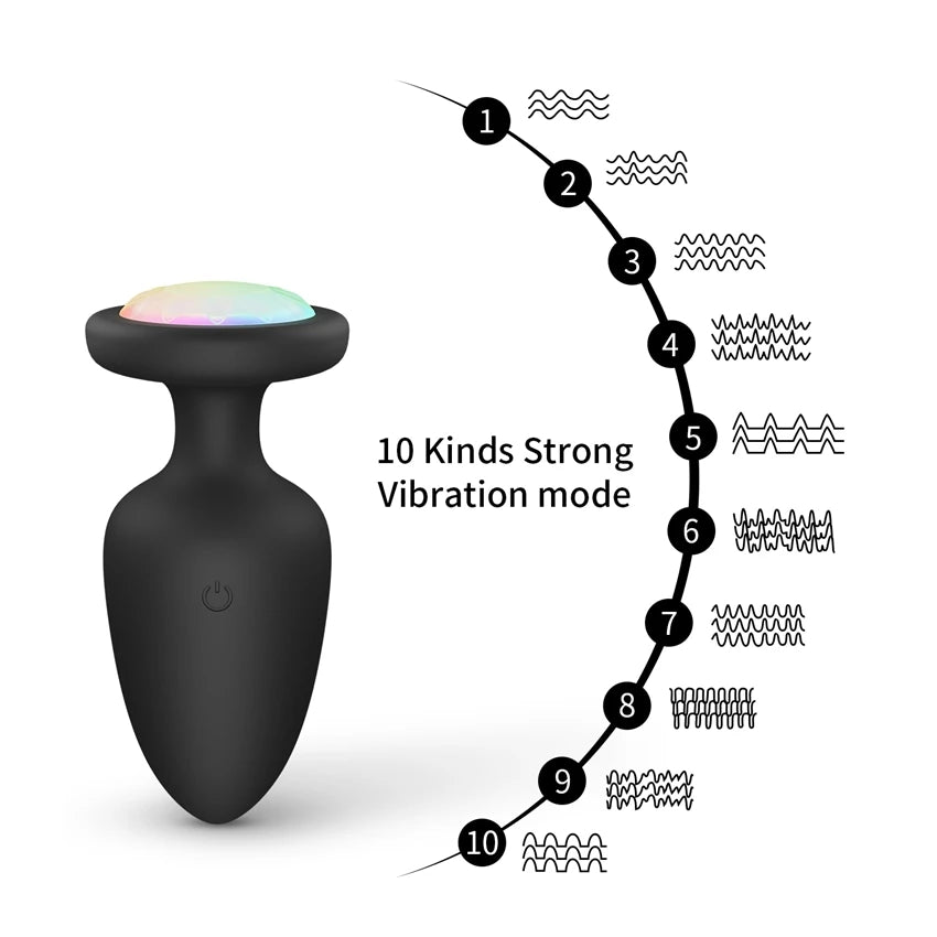 360° Rotation Wireless Control Anal Vibrator APP Bluetooth Butt Plug Men Prostate Massager Male Ass Anal Adult Sex Toys Couples