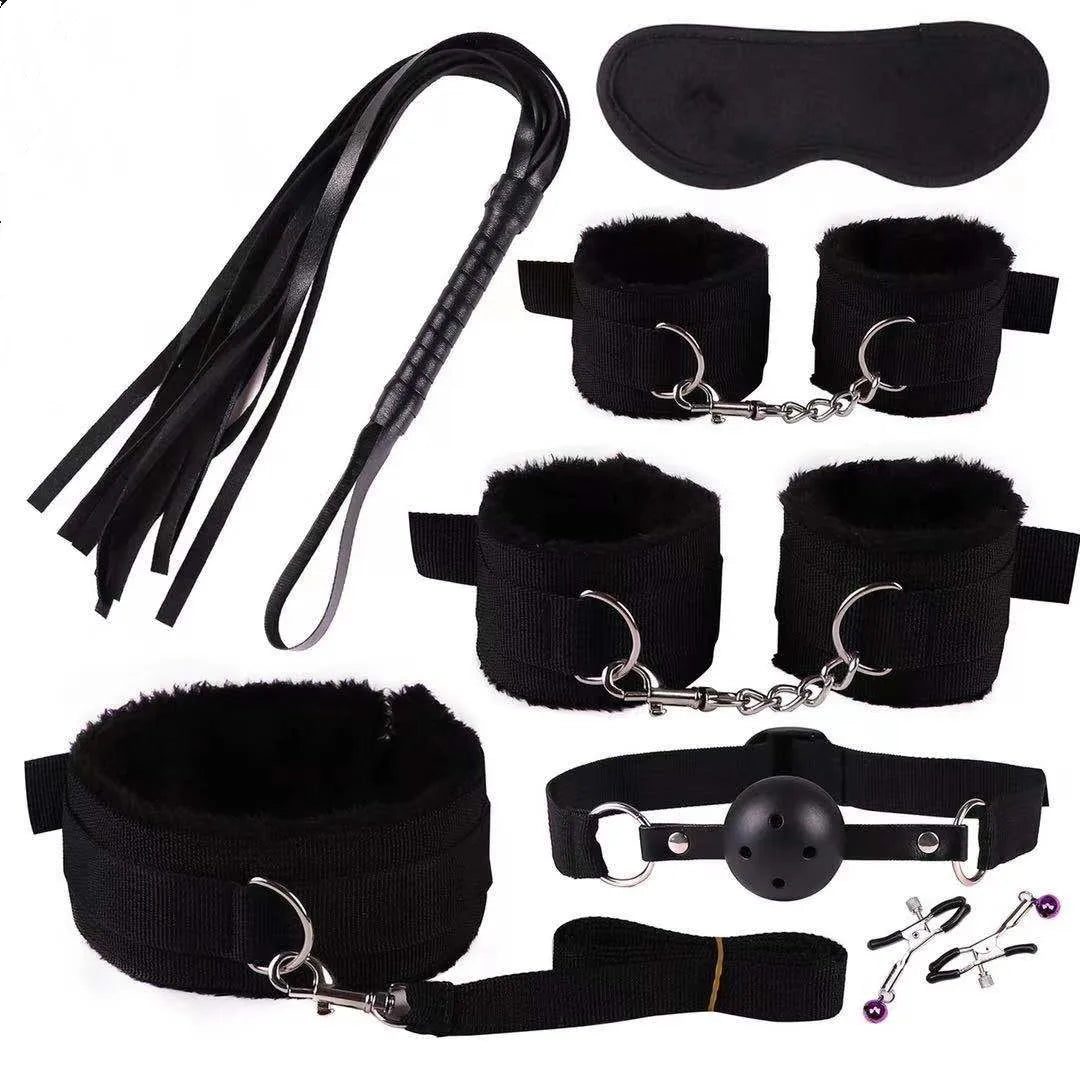 BDSM Sexual Couples Kit 1 Set 7Pcs Sex toys For Women Erotic Accessories Handcuffs Session Sex Game Adult Sexy Toys sexyshop 18+