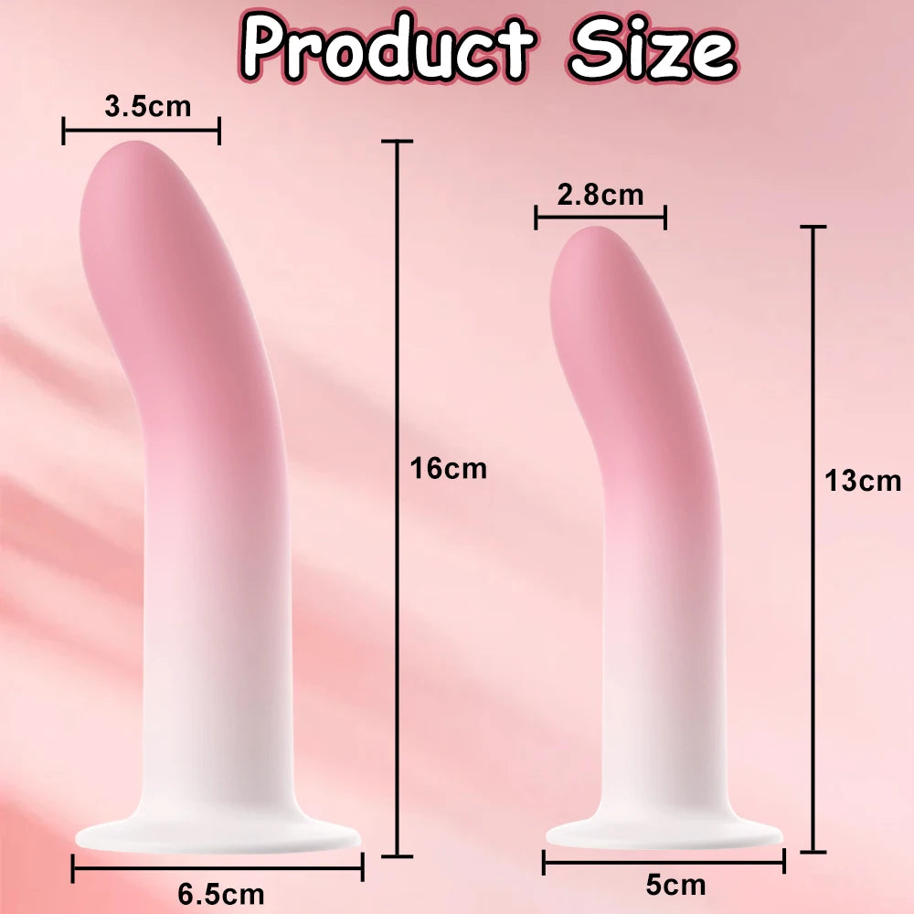 Big Dildo Vagina Clit G-Spot Massager For Lesbian Soft Silicone Anal Plug Dilatancy Erotic Toys Sex Toy for Women Men Couples