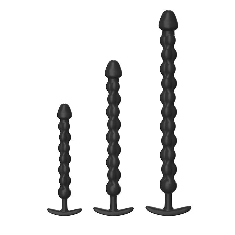 Anal Beads Long Size Anal Plug Male Female Anal Vibrator for SM Play Adult Sex Toy for Sexual Training Adult Anal Sex Toy