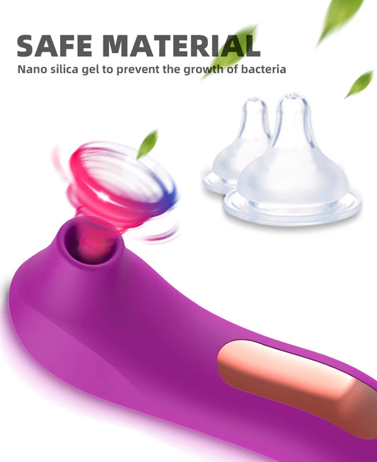 Powerful Rechargeable Air Pulse Vacuum Stimulator