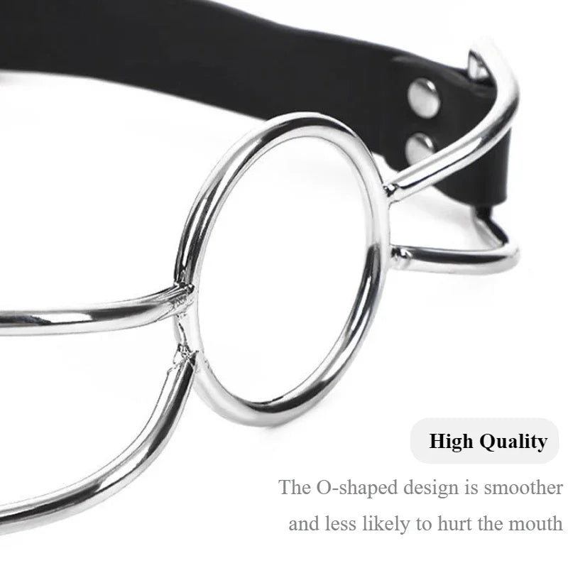 BDSM Ring Gags Open Mouth Adult Toy Bondage Restraints Couples Sex Game Erotic Accessories Oral Sex Toys 18